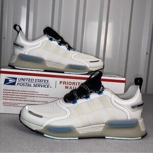 🔥 Adidas NMD V3 GX2086 White Blue Rush‎ – Size 12 🔥